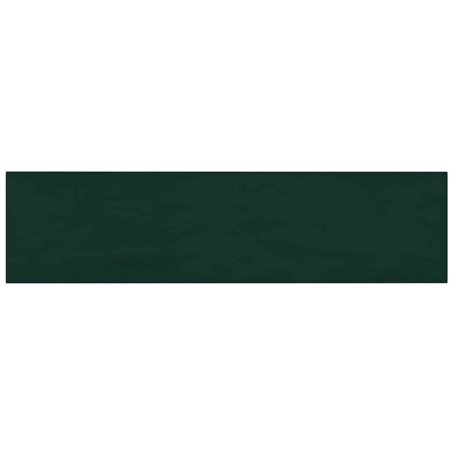 Wandhoofdbord 12 pcs Donkergroen 60 x 15 cm Fluweel