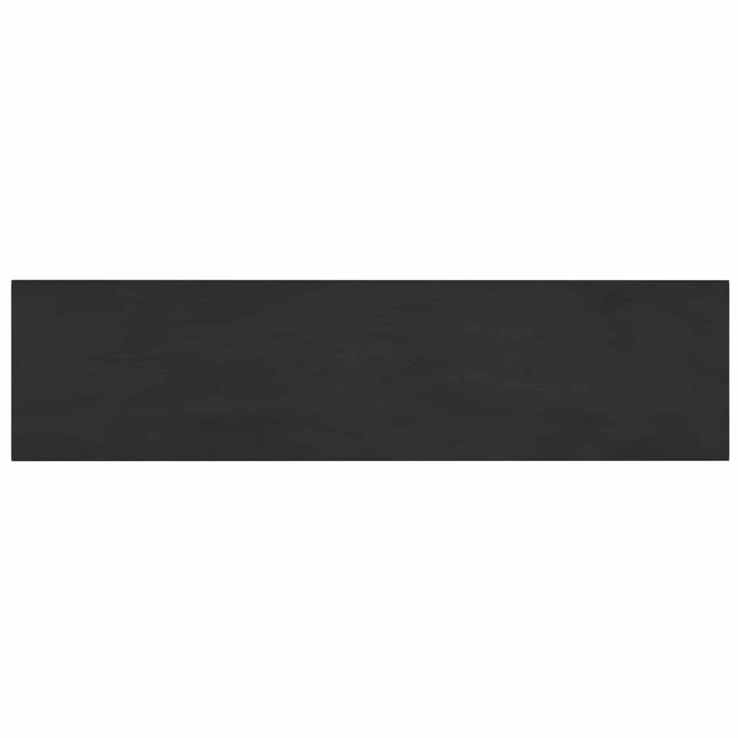 Wandhoofdbord 12 pcs Zwart 60 x 15 cm Fluweel