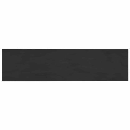 Wandhoofdbord 12 pcs Zwart 60 x 15 cm Fluweel