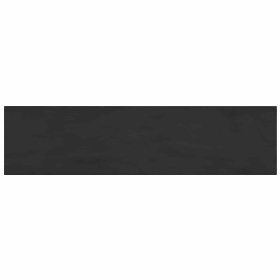 Wandhoofdbord 12 pcs Zwart 60 x 15 cm Fluweel