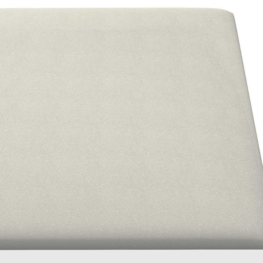 Wandhoofdbord 12 pcs Crème 60 x 15 cm Fluweel