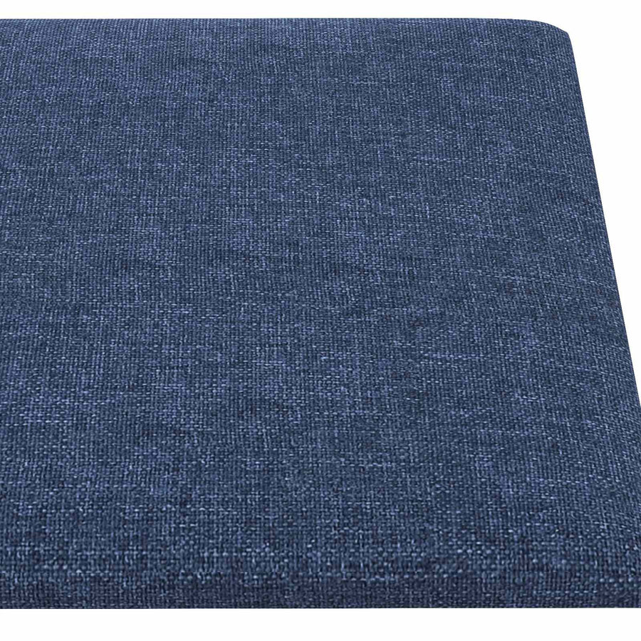 Wandhoofdbord 12 pcs Blauw 60 x 30 cm Stof