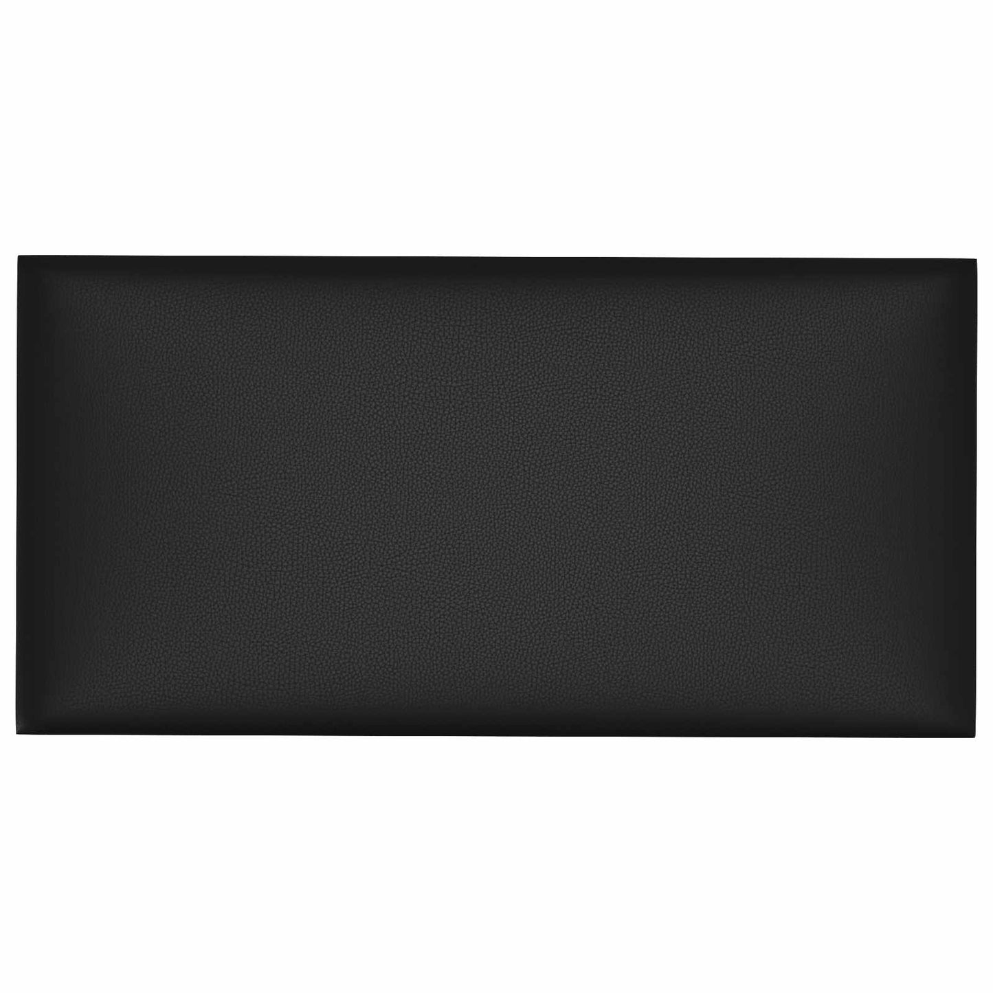 Wandhoofdbord 12 pcs Zwart 60 x 30 cm Stof
