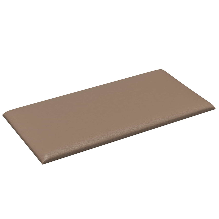 Wandhoofdbord 12 pcs Cappuccino 60 x 30 cm Stof