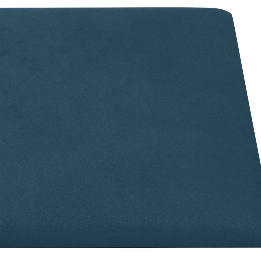 Wandhoofdbord 12 pcs Blauw 60 x 30 cm Fluweel