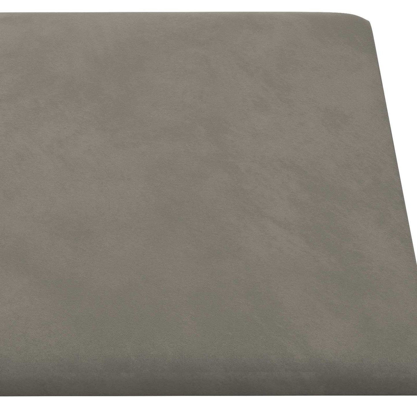 Wandhoofdbord 12 pcs Lichtgrijs 60 x 30 cm Fluweel