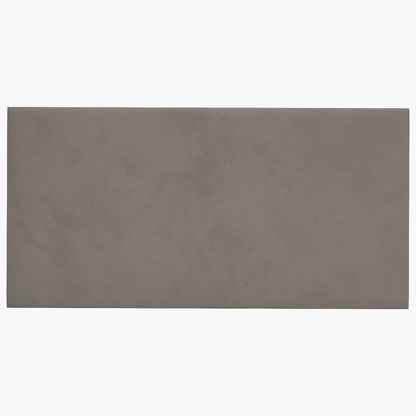 Wandhoofdbord 12 pcs Lichtgrijs 60 x 30 cm Fluweel