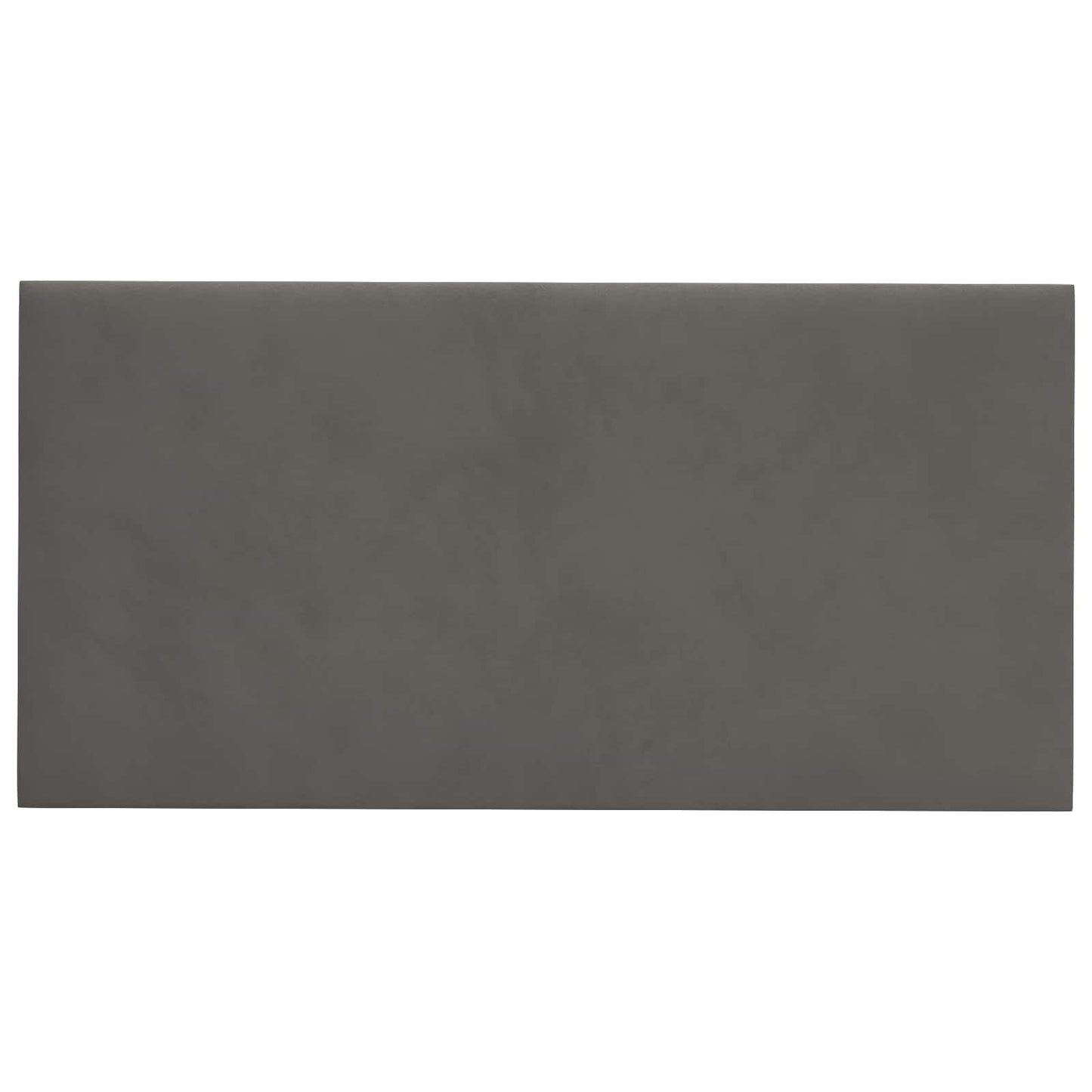 Wandhoofdbord 12 pcs Donkergrijs 60 x 30 cm Fluweel