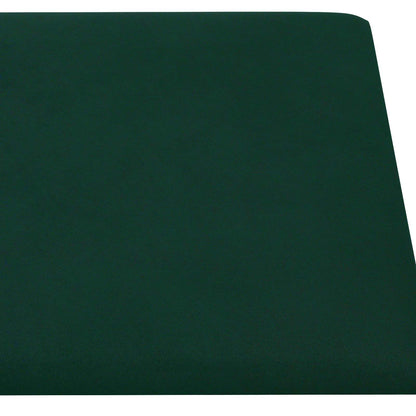 Wandhoofdbord 12 pcs Donkergroen Fluweel