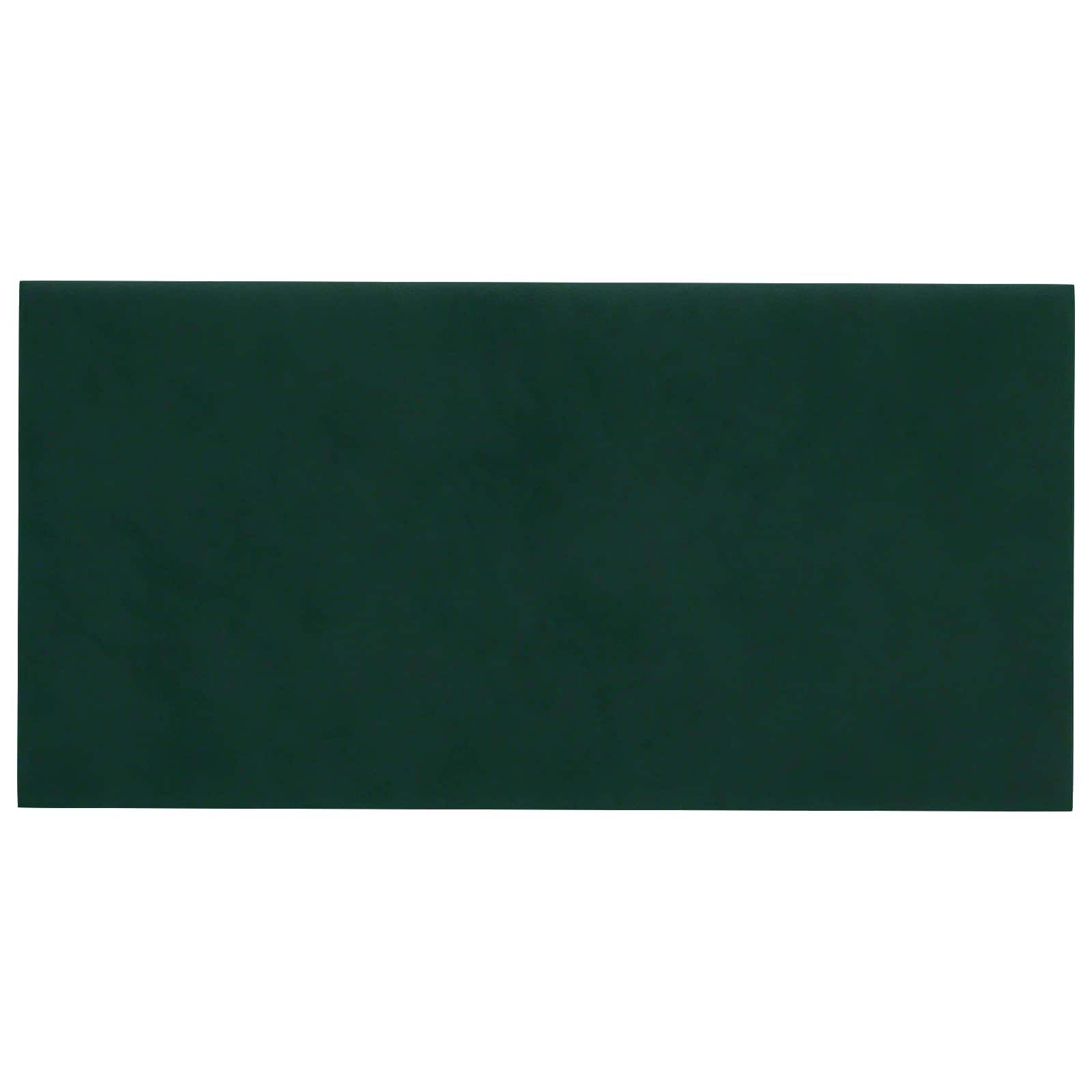 Wandhoofdbord 12 pcs Donkergroen Fluweel