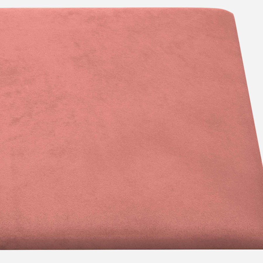 Wandhoofdbord 12 pcs Roze 60 x 30 cm Fluweel
