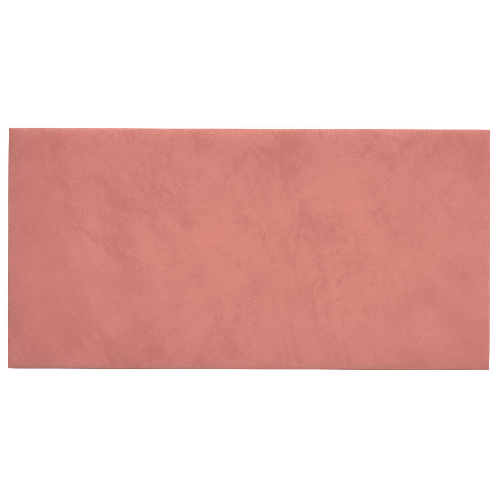 Wandhoofdbord 12 pcs Roze 60 x 30 cm Fluweel