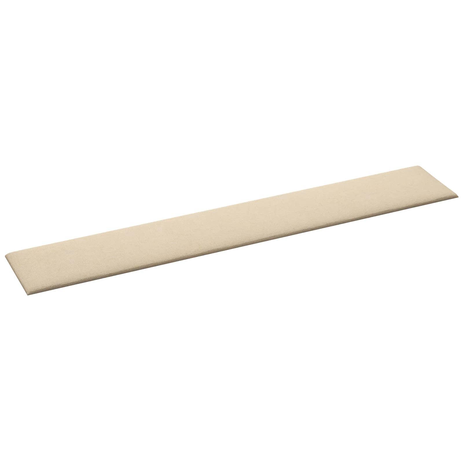 Wandhoofdbord 12 pcs Crème 90 x 15 cm Stof