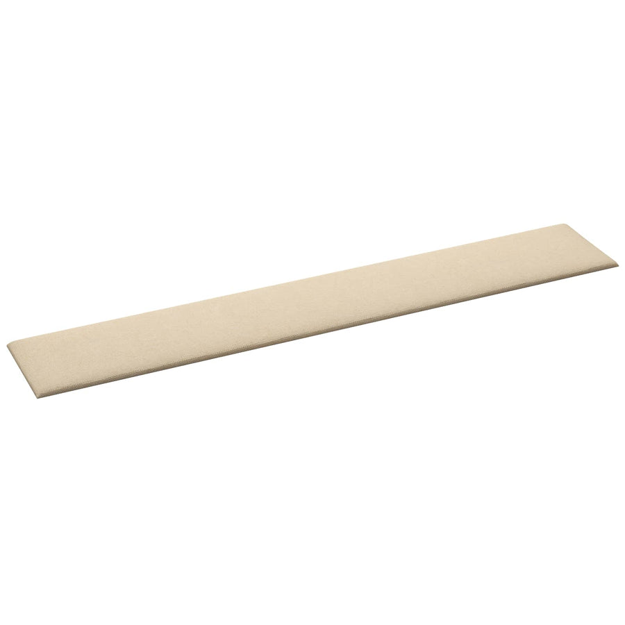 Wandhoofdbord 12 pcs Crème 90 x 15 cm Stof