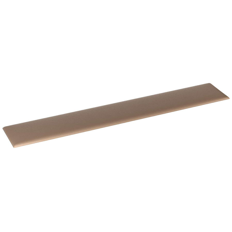 Wandhoofdbord 12 pcs Cappuccino 90 x 15 cm Stof