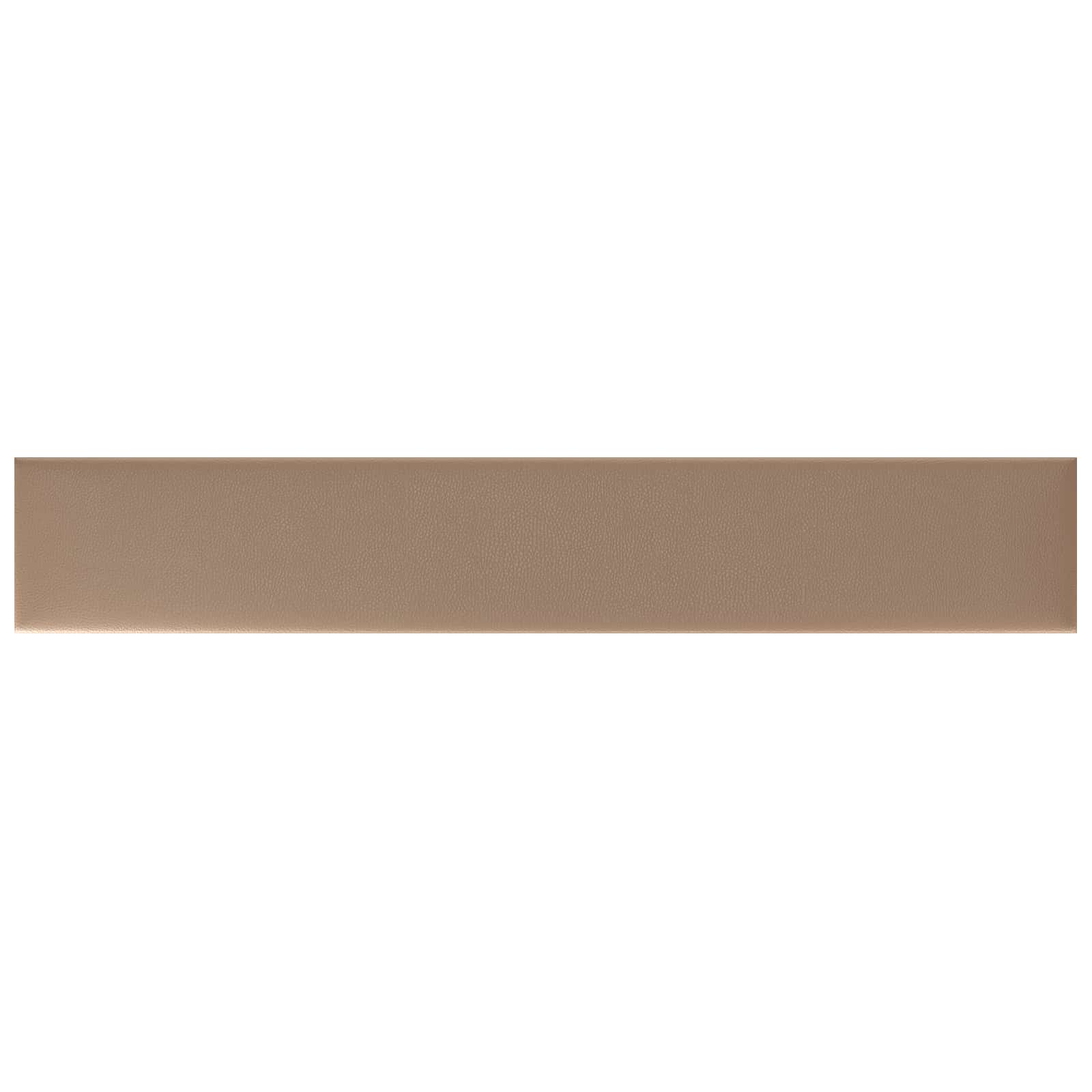 Wandhoofdbord 12 pcs Cappuccino 90 x 15 cm Stof