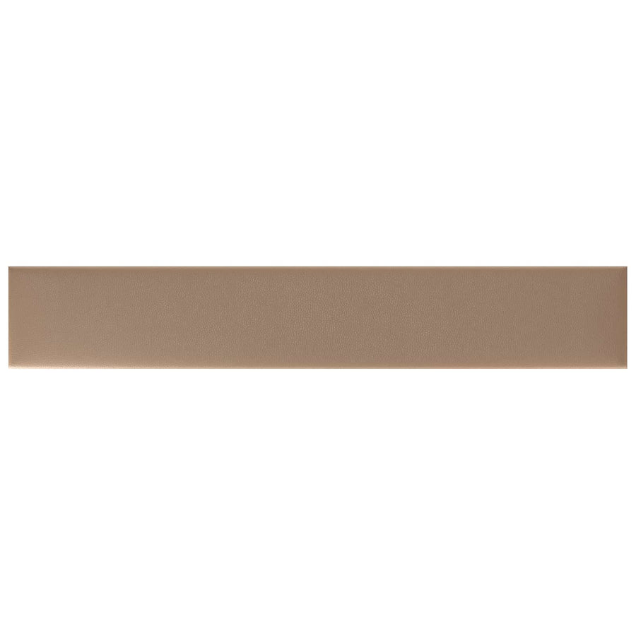 Wandhoofdbord 12 pcs Cappuccino 90 x 15 cm Stof