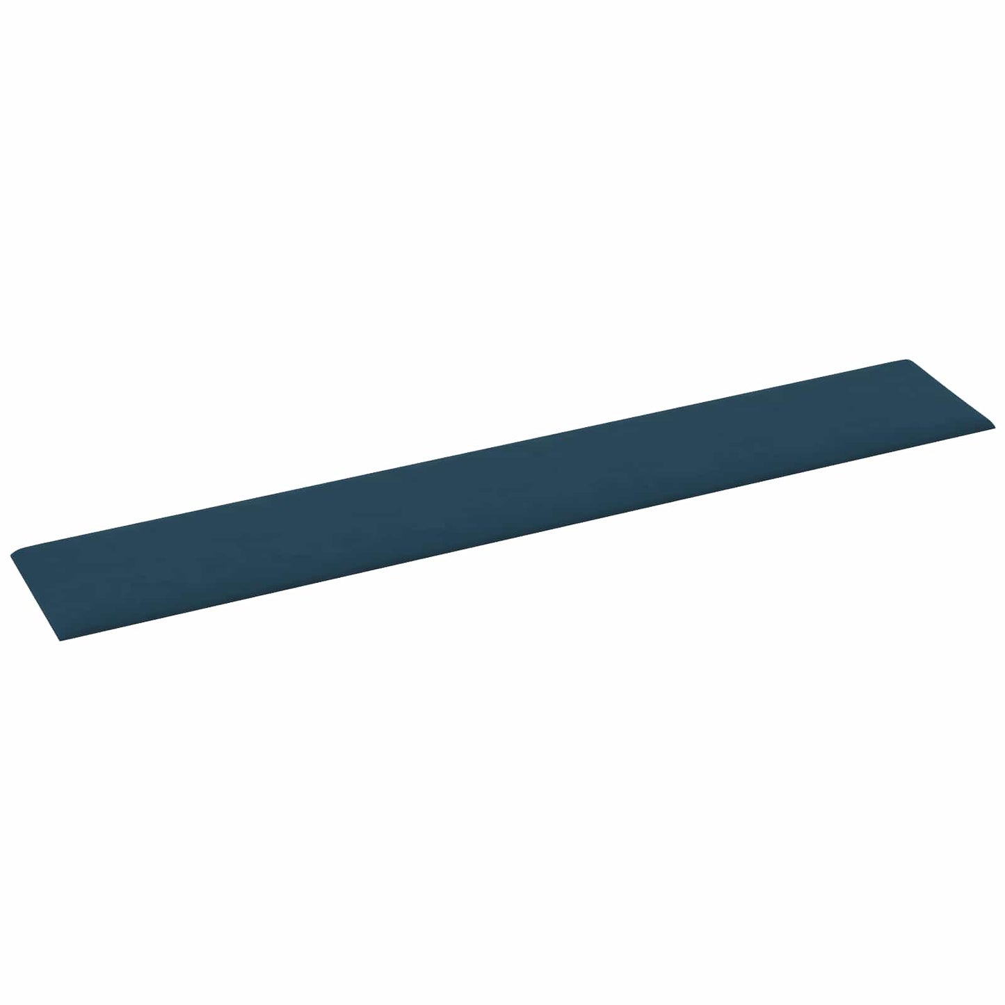 Wandhoofdbord 12 pcs Blauw 90 x 15 cm Fluweel