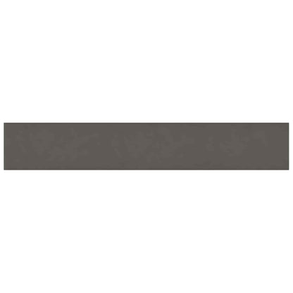 Wandhoofdbord 12 pcs Donkergrijs 90 x 15 cm Fluweel