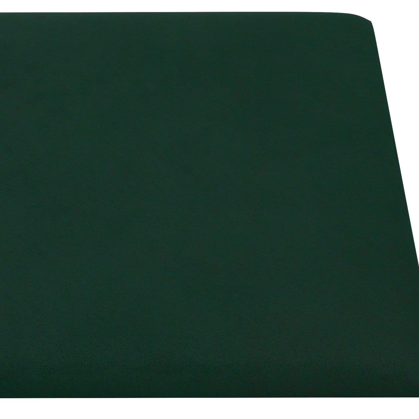 Wandhoofdbord 12 pcs Donkergroen 90 x 15 cm Fluweel