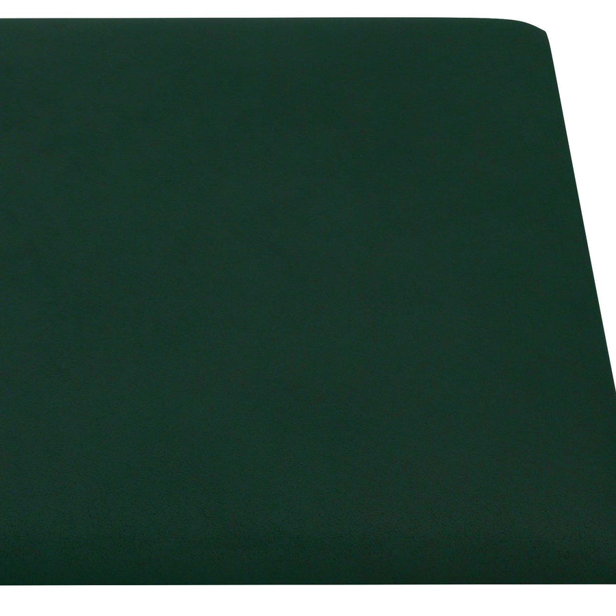 Wandhoofdbord 12 pcs Donkergroen 90 x 15 cm Fluweel