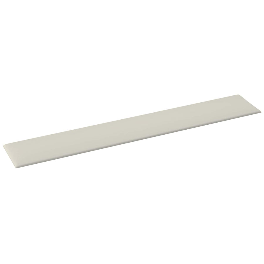 Wandhoofdbord 12 pcs Crème 90 x 15 cm Fluweel