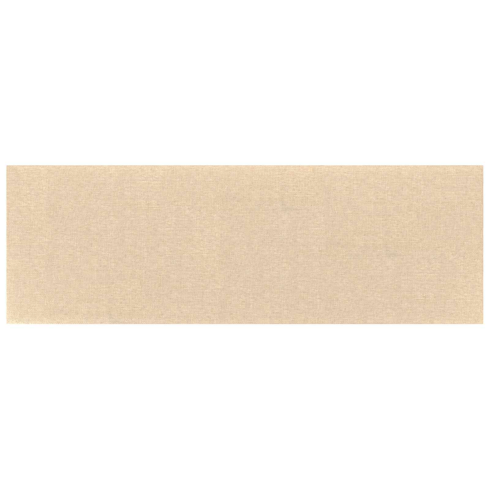 Wandhoofdbord 12 st 90 x 30 cm Crème Stof