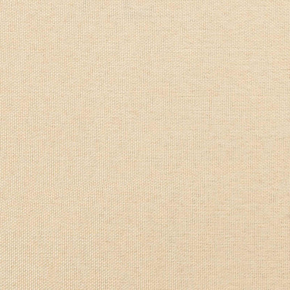 Wandhoofdbord 12 st 90 x 30 cm Crème Stof