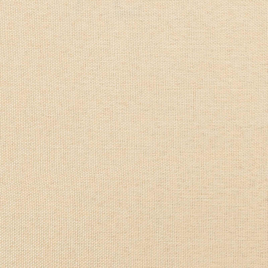 Wandhoofdbord 12 st 90 x 30 cm Crème Stof