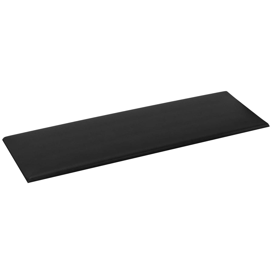 Wandhoofdbord 12 pcs Zwart 90 x 30 cm Stof