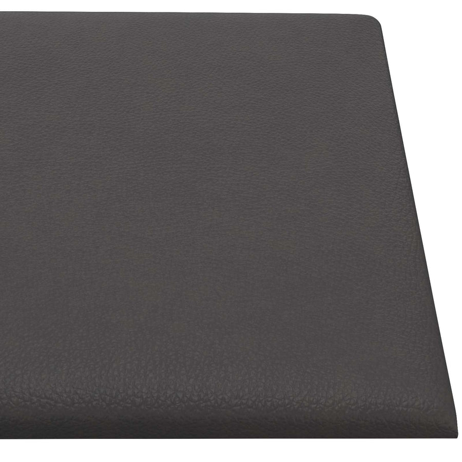 Wandhoofdbord 12 pcs Grijs 90 x 30 cm Stof