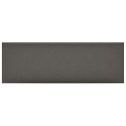 Wandhoofdbord 12 pcs Grijs 90 x 30 cm Stof