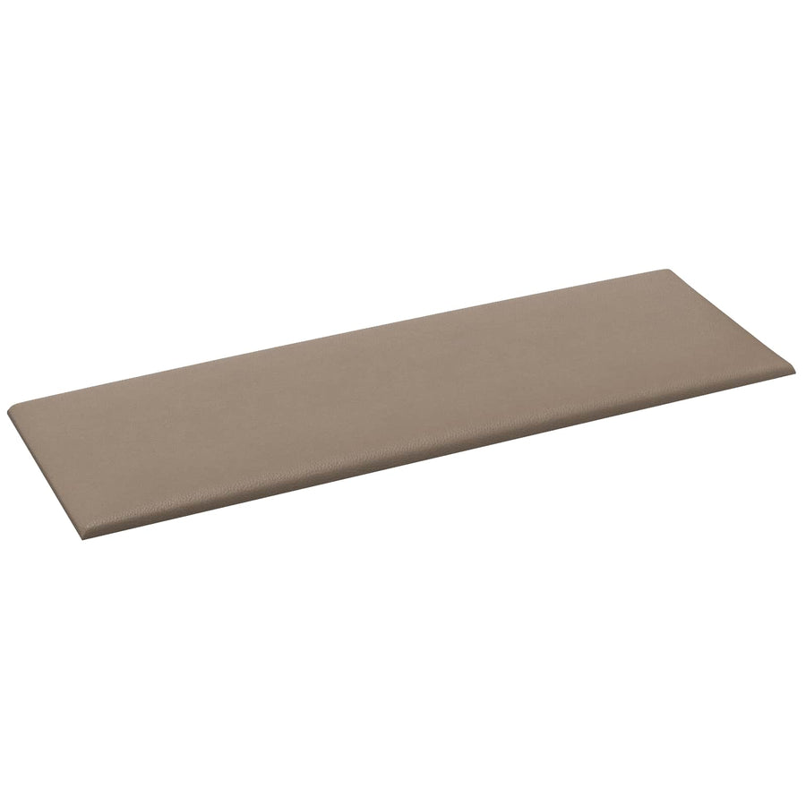 Wandhoofdbord 12 pcs Cappuccino 90 x 30 cm Stof