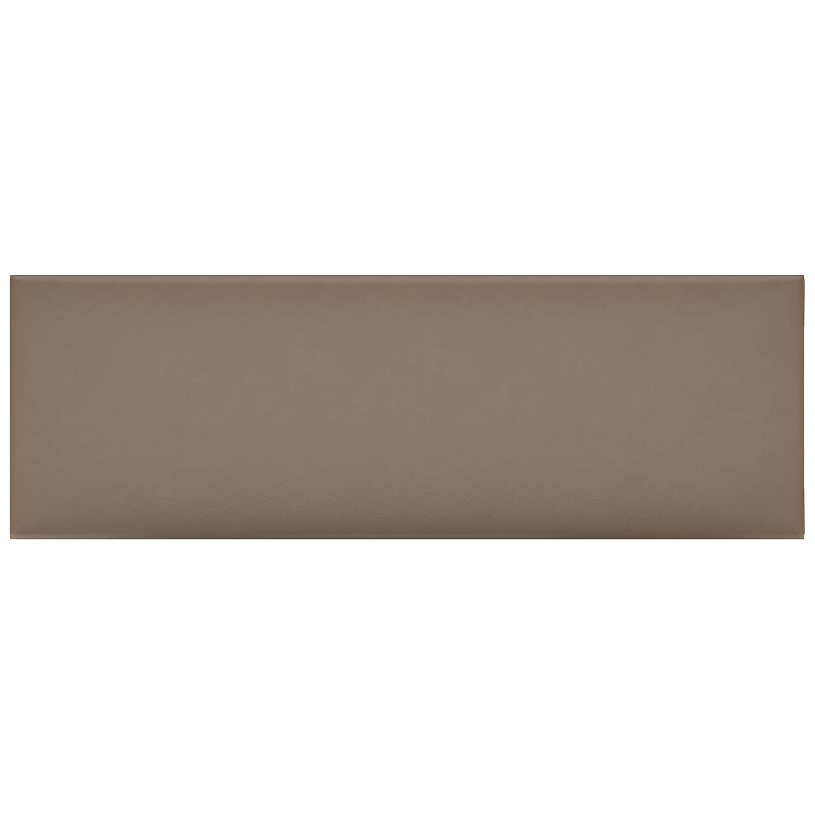 Wandhoofdbord 12 pcs Cappuccino 90 x 30 cm Stof