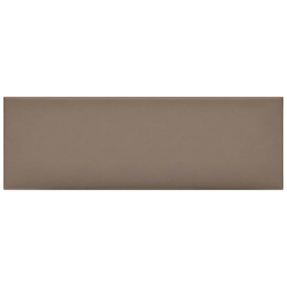 Wandhoofdbord 12 pcs Cappuccino 90 x 30 cm Stof
