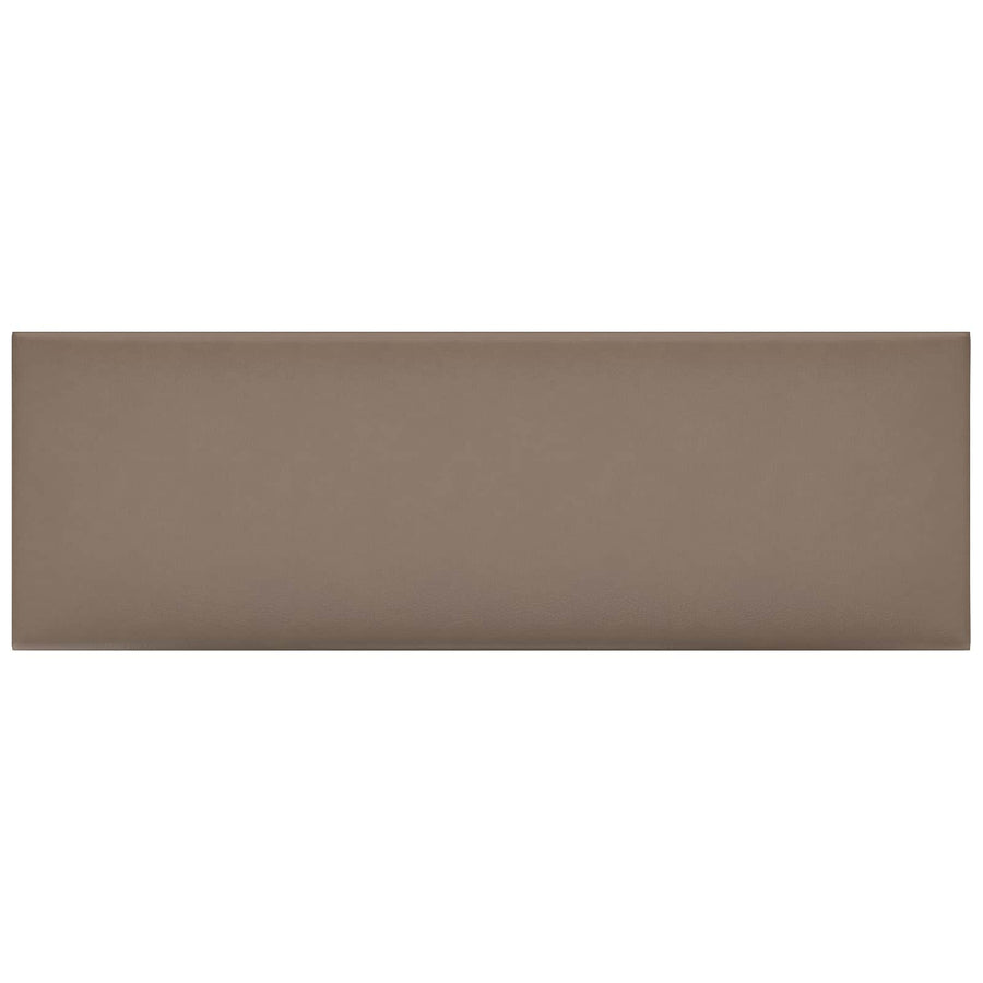 Wandhoofdbord 12 pcs Cappuccino 90 x 30 cm Stof