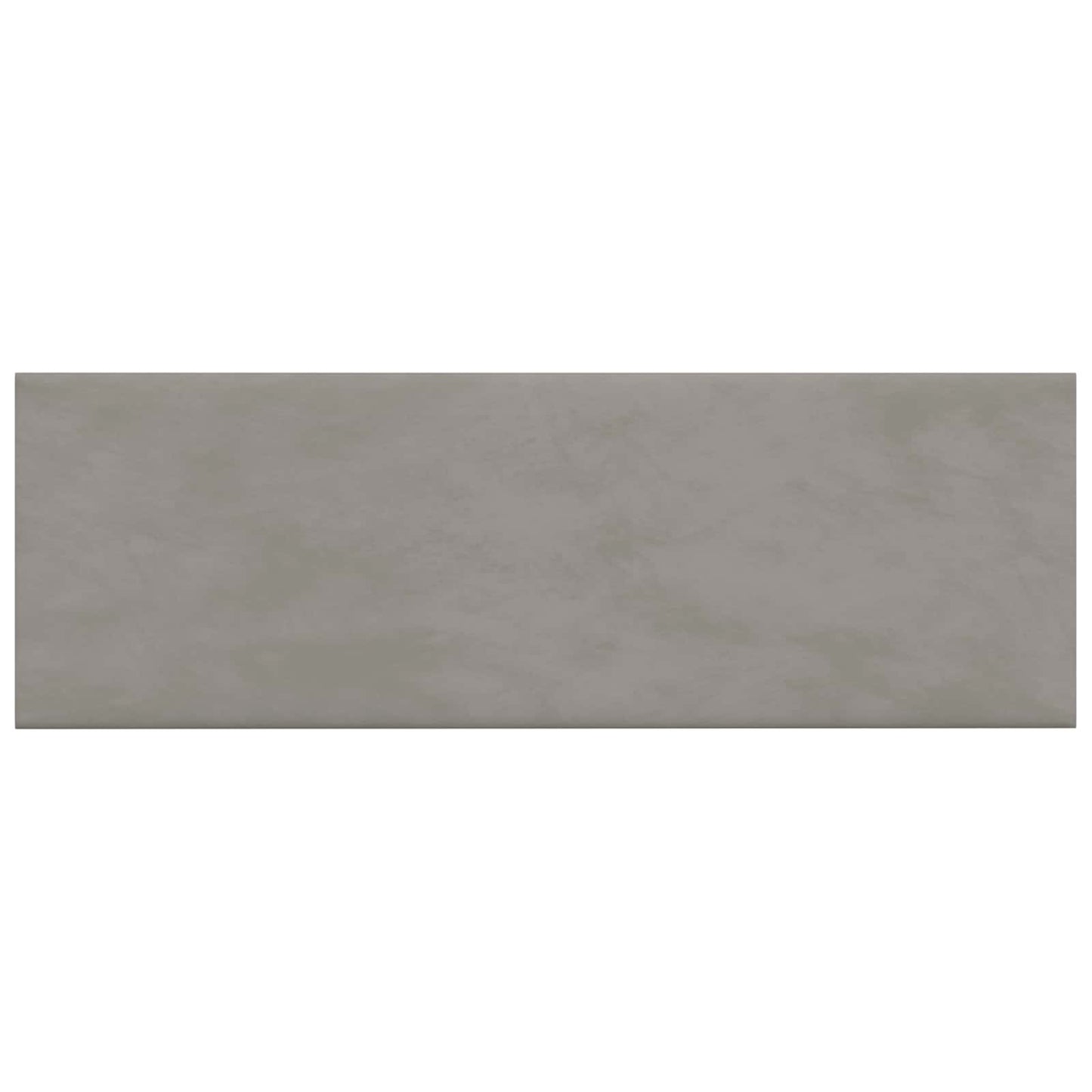 Wandhoofdbord 12 pcs Lichtgrijs 90 x 30 cm Fluweel