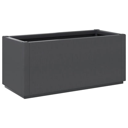Plantenbak 80X36X35 Cm Polypropeen Donkergrijs Blauw