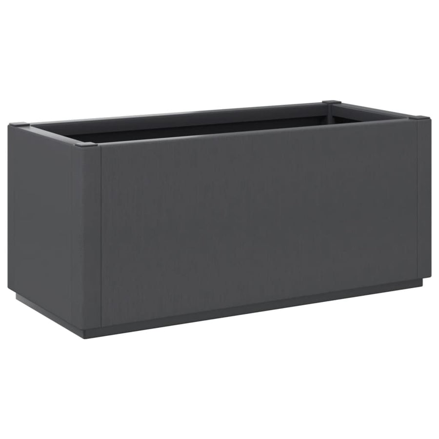 Plantenbak 80X36X35 Cm Polypropeen Donkergrijs Blauw
