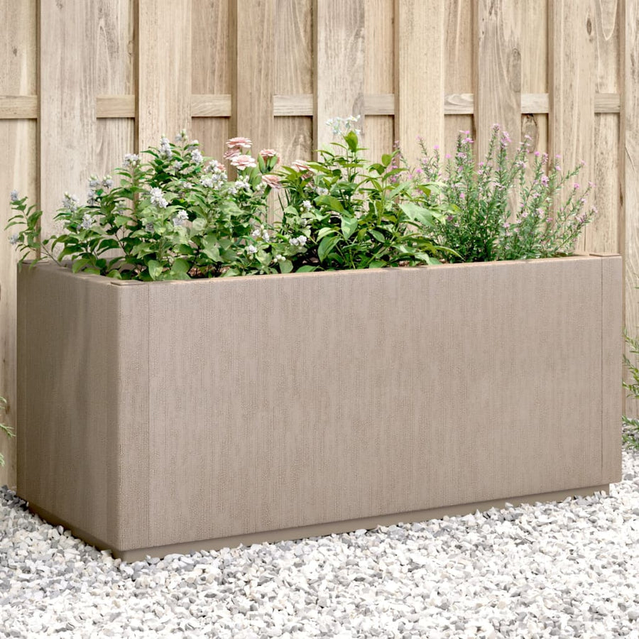 Plantenbak 80X36X35 Cm Polypropeen Lichtbruin