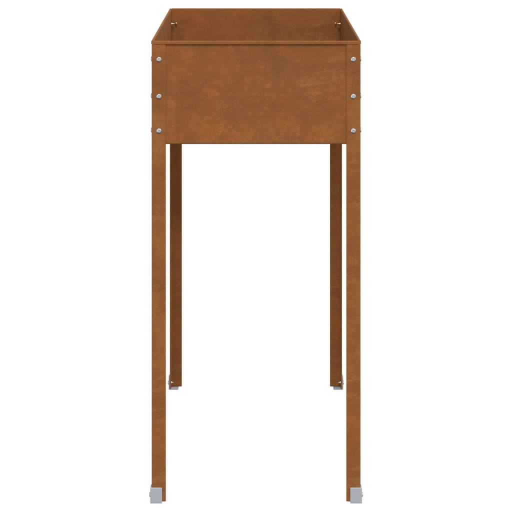 Plantenbak 100,5x40,5x90 cm weervast staal