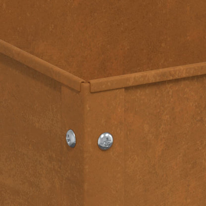 Plantenbak 100,5x40,5x90 cm weervast staal