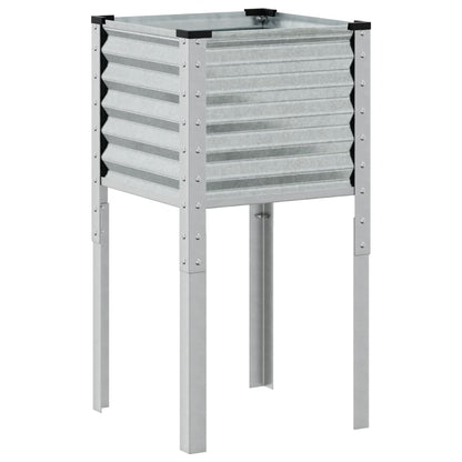 Plantenbak 45x45x88 cm gegalvaniseerd staal