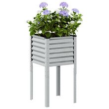 Plantenbak 45x45x88 cm gegalvaniseerd staal