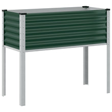 Plantenbak 100x41x90 cm staal groen