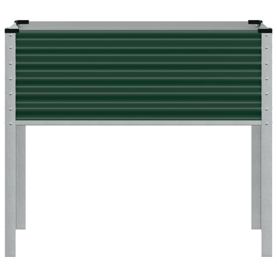 Plantenbak 100x41x90 cm staal groen