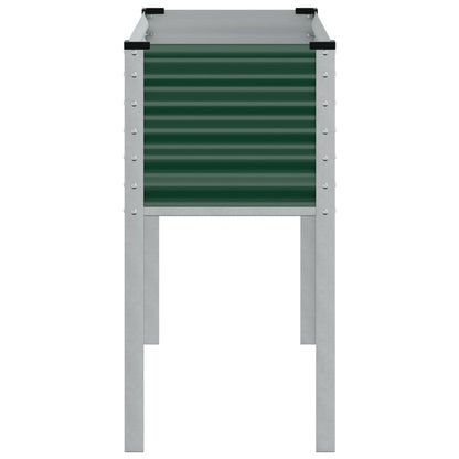 Plantenbak 100x41x90 cm staal groen