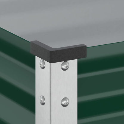 Plantenbak 100x41x90 cm staal groen