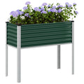Plantenbak Groen Staal 100 x 45 x 90 cm