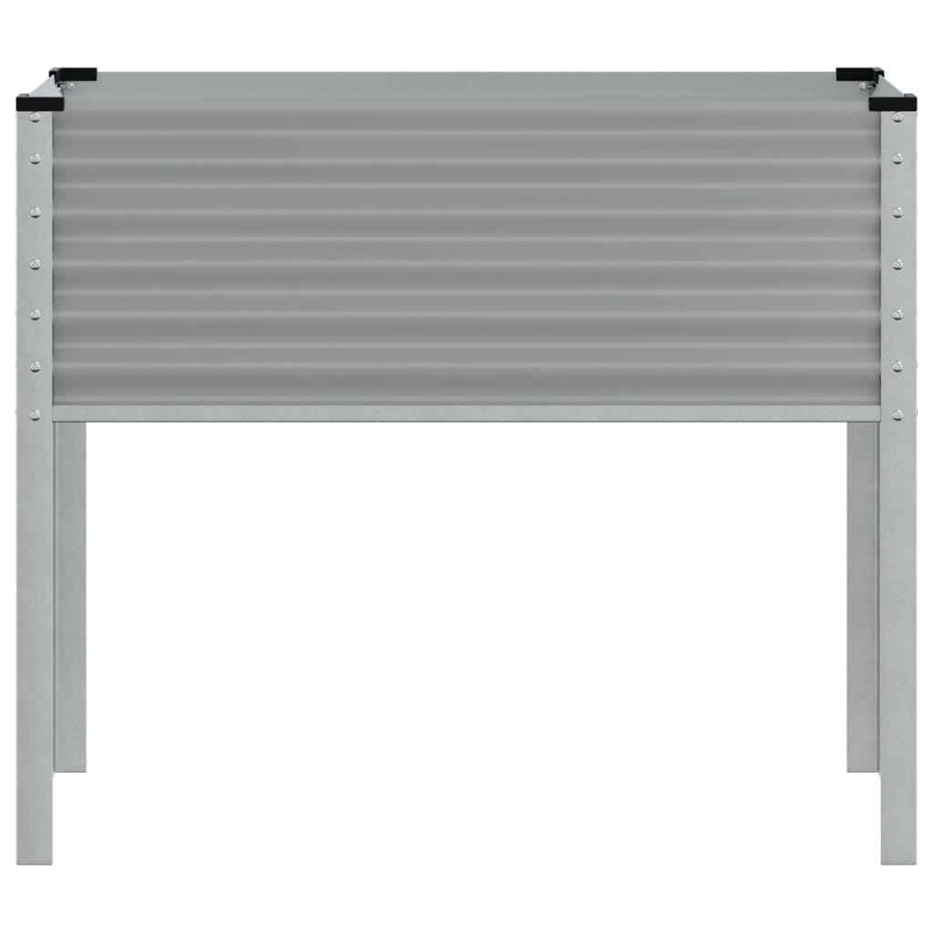 Plantenbak 100x41x90 cm staal grijs